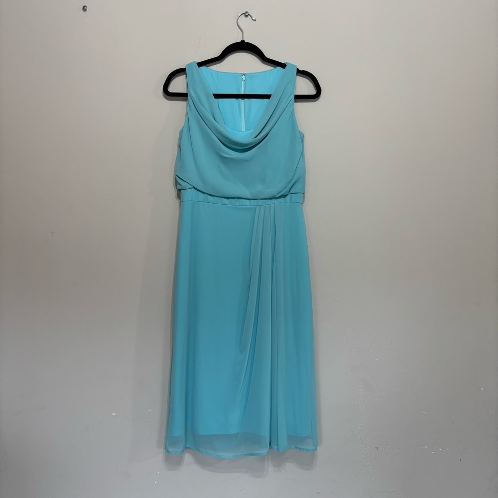 Dessy Collection Aqua Midi Dress